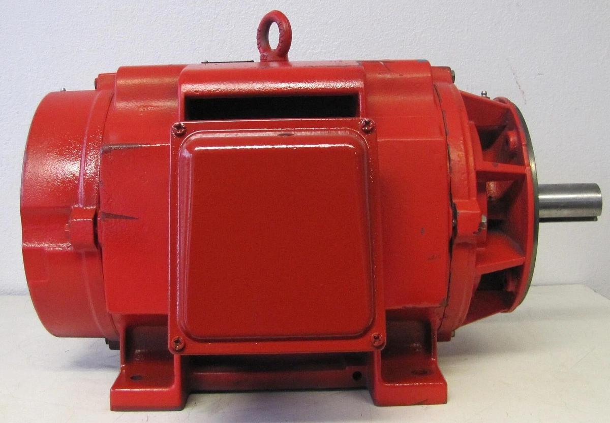 Used WEG 25 HP Electric Motor 230/460V 3 Phase 3530 RPM 256TC 1-5/8" Diameter Shaft