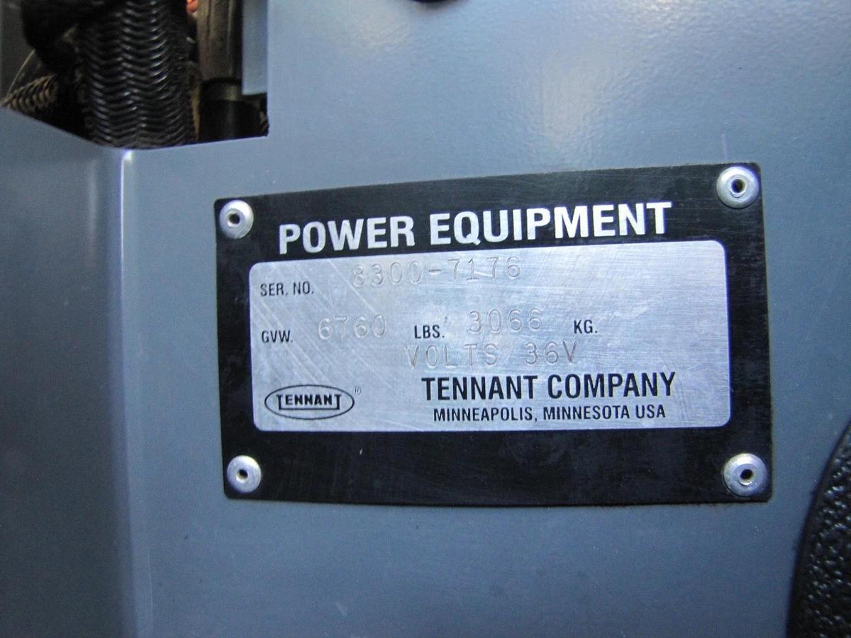 Used Tennant 8300 Ride-On 36V Electric Floor Scrubber Sweeper 358 Hrs Dump Hopper