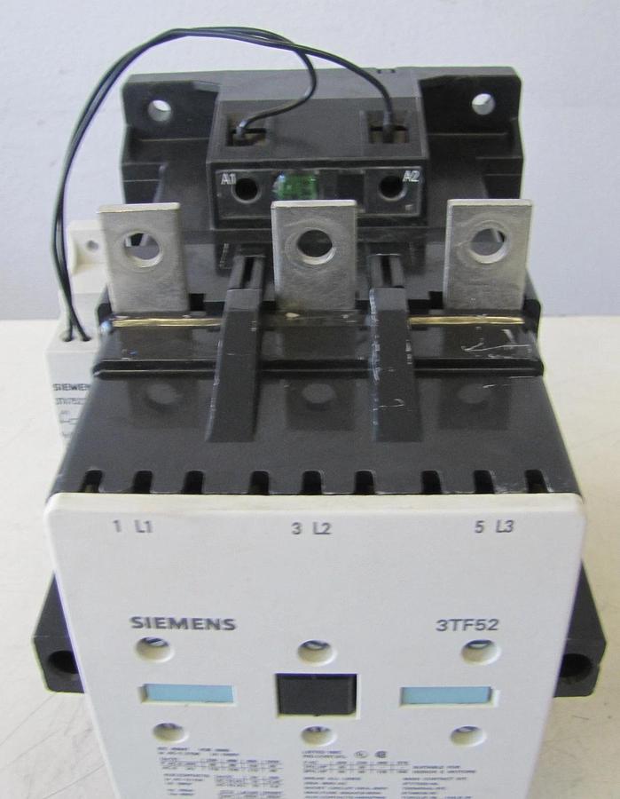 Used Siemens 3TF52 210 Amp Contactor 1000V 210A 3 Phase 230V Coil Motor Starter 200A