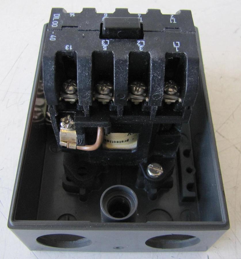 Used Klockner Moeller 20 Amp Industrial Contactor DIL 00-40-NA  3 Pole 20A 115V Coil