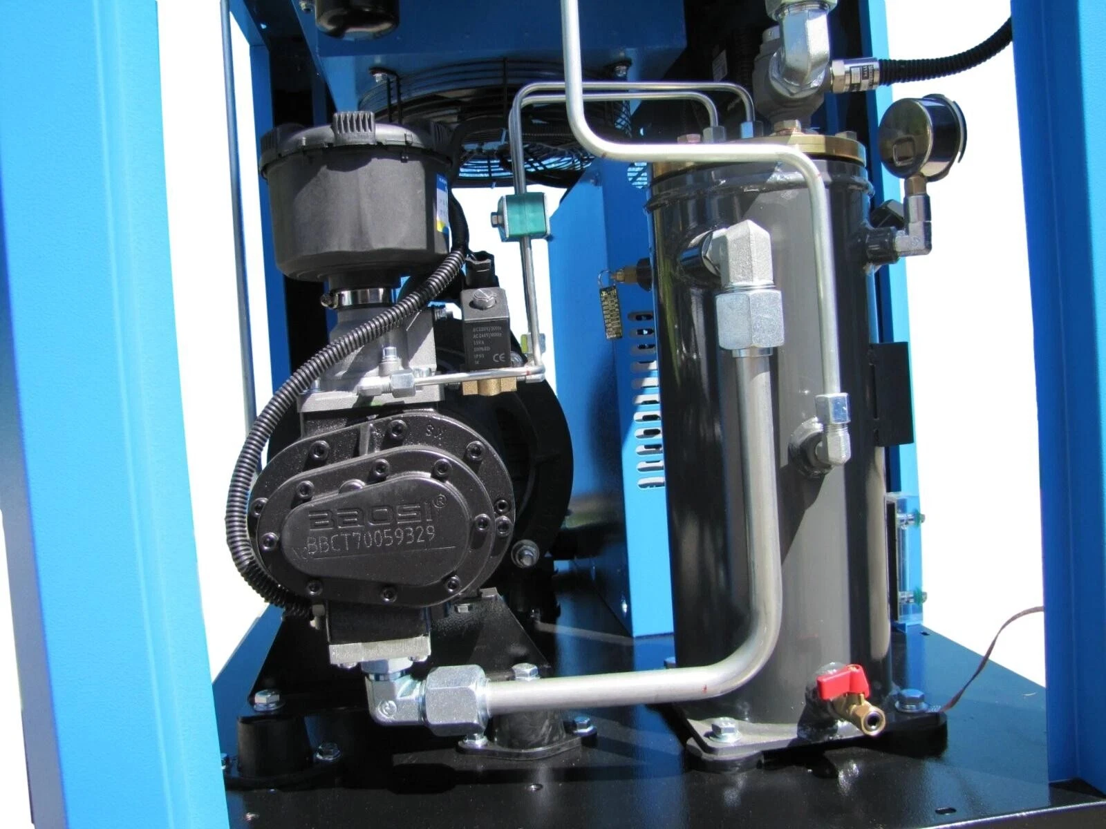 Used 2025 Maximus 10 HP Rotary Screw Air Compressor Direct Drive 230V 3 Phase