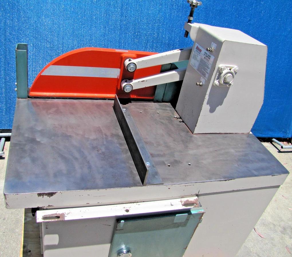 Used Grizzly G0549 24" Upcut Jump Saw 8" Cutting Capacity 15HP 230V 3 Phase Pneumatic