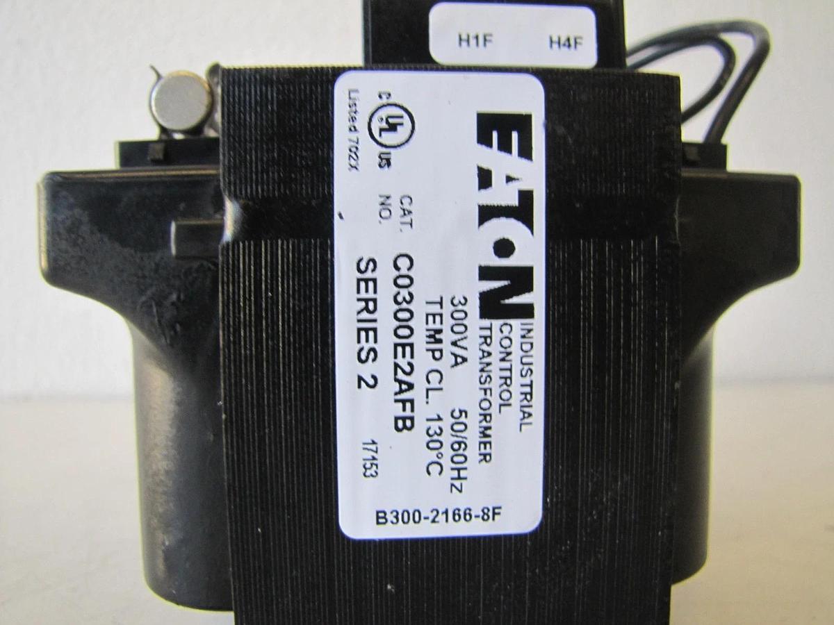 Used Eaton Fused Control Transformer 300 VA 230/460V Input 115V Output C0300E2AFB
