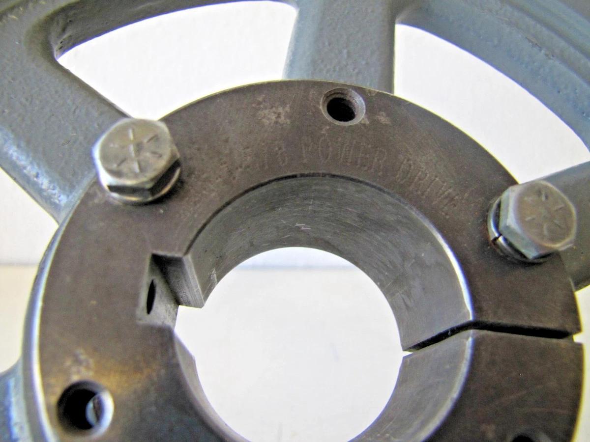 Used Power Drive 1B94SDS Single Groove Sheave Pulley 9.75" OD 1.59" ID