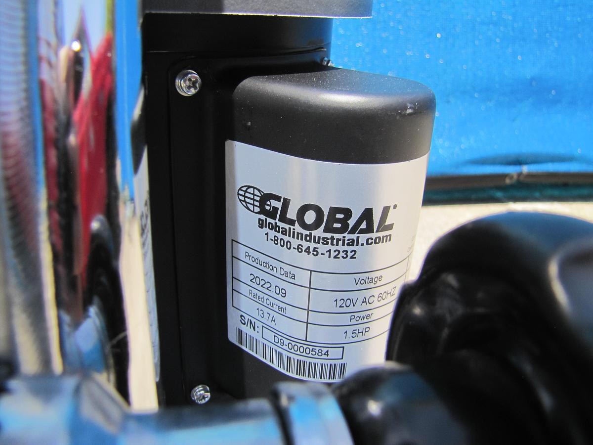 Used Global Industrial 17" Low Speed Floor Machine 1.5 HP Buffer Scrubber 73 ft cable