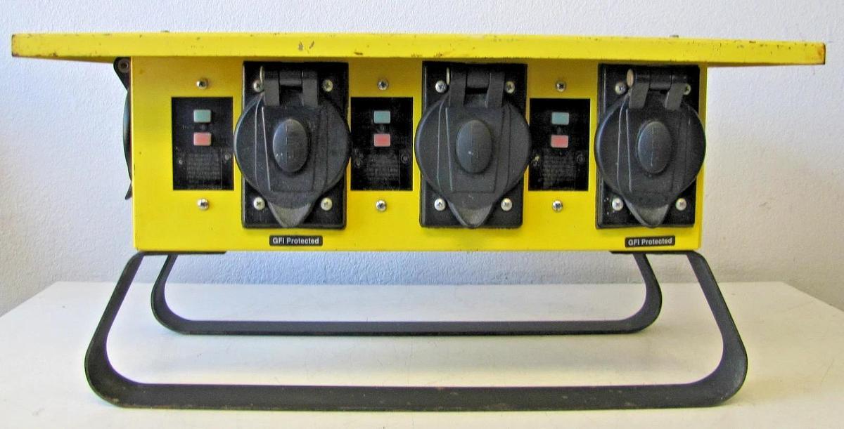 Used CEP 6506-G Spider Temporary Power Distribution Box 50A 125/250V  Twist Lock #2