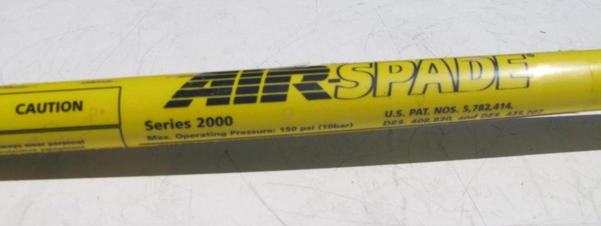 Used AirSpade Series 2000 Arborist Soil Excavation Tool Compressed Air w/ Case 2009