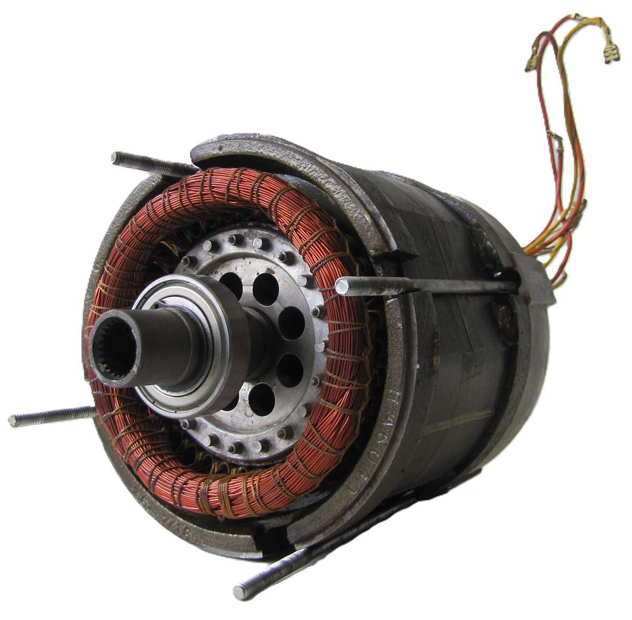 Used CM Electric Motor Assembly Rotor & Stator 367050 for RRT 3 Ton Chain Hoist