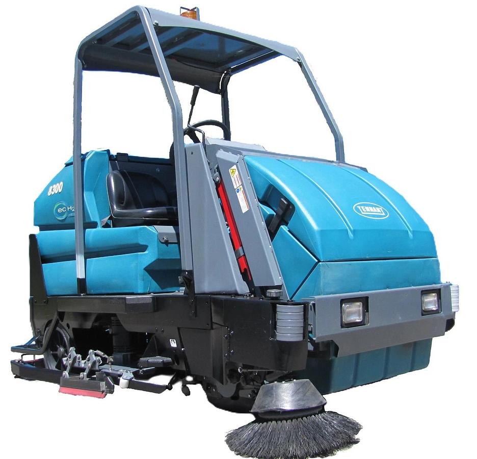 Used Tennant 8300 Ride-On 36V Electric Floor Scrubber Sweeper 358 Hrs Dump Hopper
