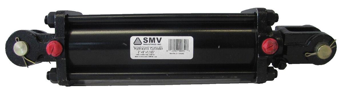 SMV Industries Hydraulic Cylinder 8" Stroke 2" Bore 4.5" Outer Barrel