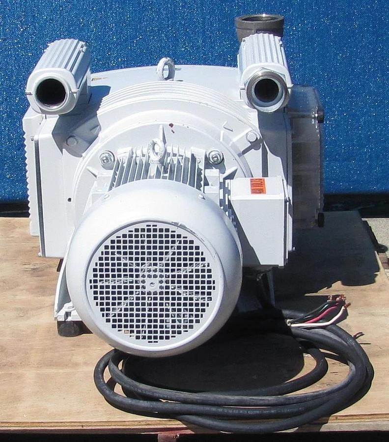 Used Schmalz EVE 250 Dry Vacuum Pump 168 CFM 6.6 KW / 8.9 HP Electric Motor 230/460V