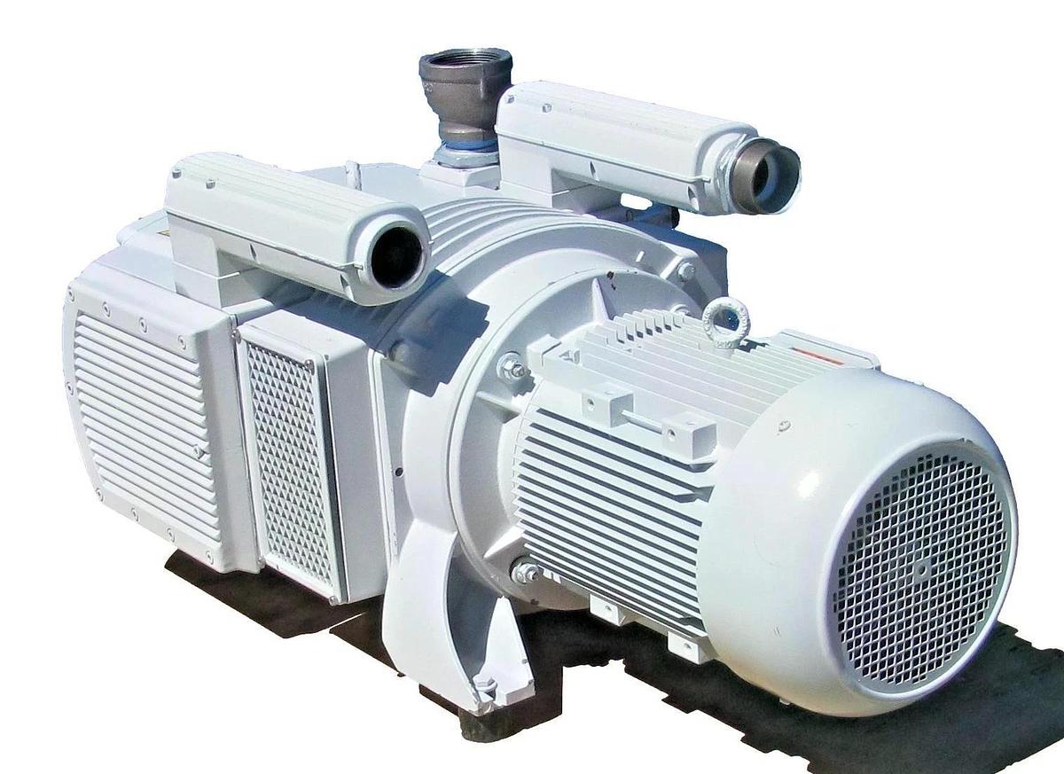 Used Schmalz EVE 250 Dry Vacuum Pump 168 CFM 6.6 KW / 8.9 HP Electric Motor 230/460V