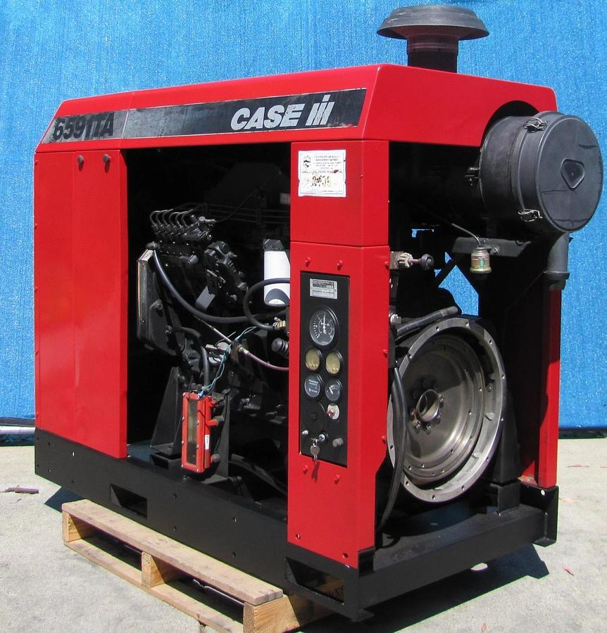 Used Case 6591TA Industrial Power Unit 149 HP Turbo Diesel Engine 6 Cyl 4070 Hours