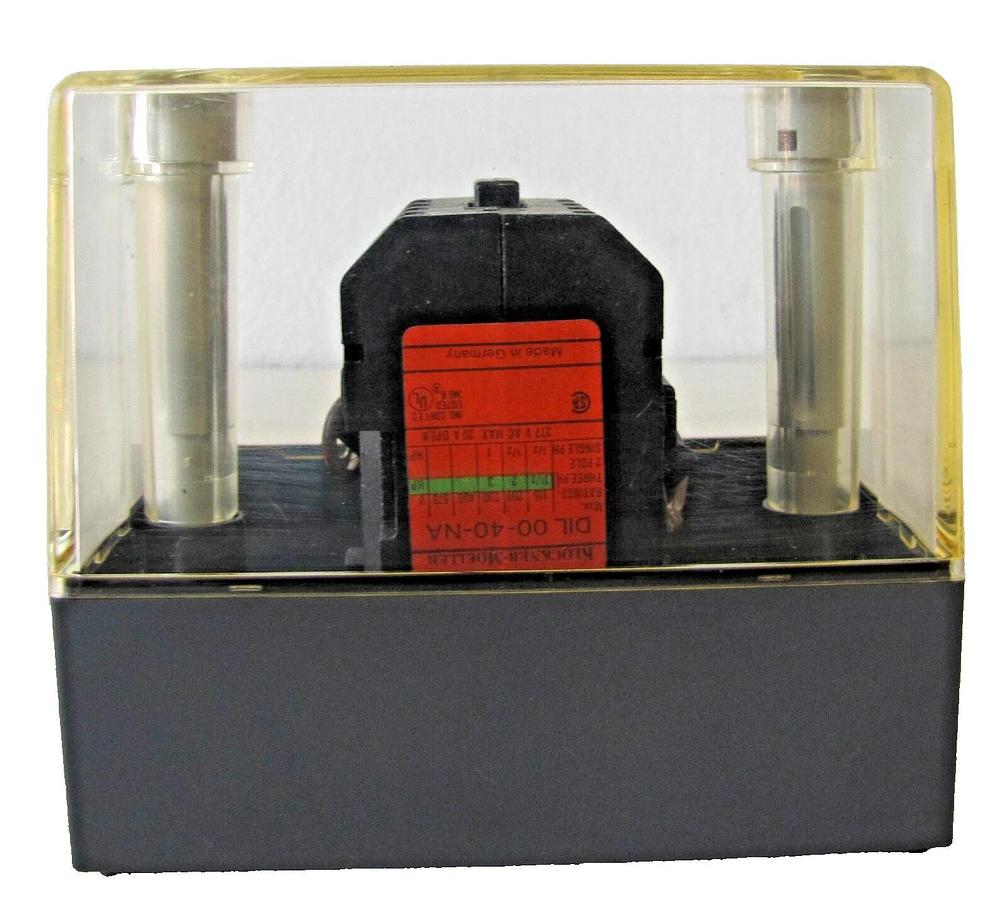 Used Klockner Moeller 20 Amp Industrial Contactor DIL 00-40-NA  3 Pole 20A 115V Coil