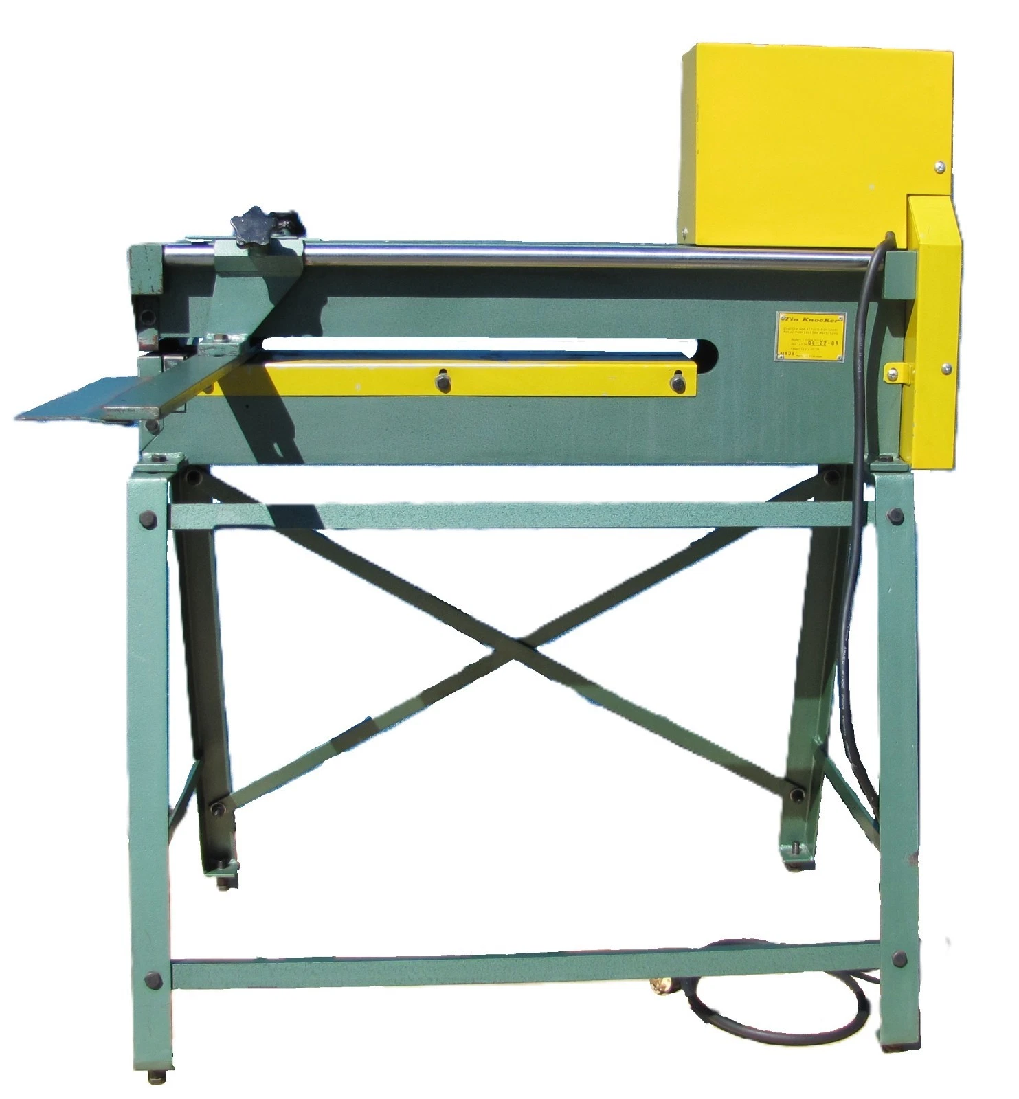 Used Tin Knocker 2024 Sheet Metal Slitter 20 Gauge 14" Throat HVAC Duct Cutter 115V