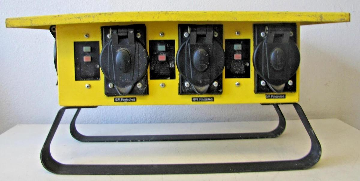 Used CEP 6506-GU Spider Power Distribution Box 50A 125/250V  3P 4W Household Outlets