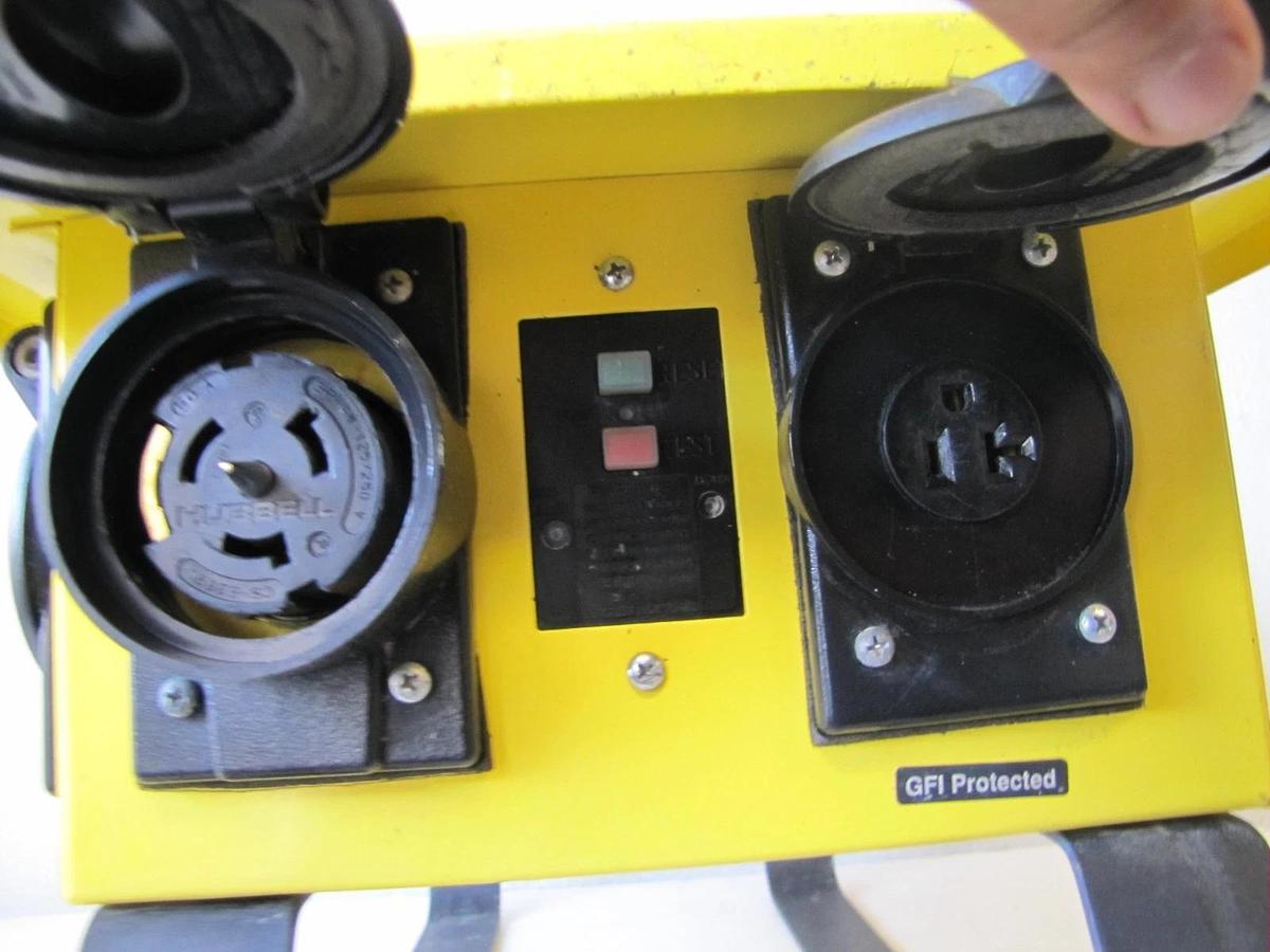 Used CEP 6506-GU Spider Power Distribution Box 50A 125/250V  3P 4W Household Outlets