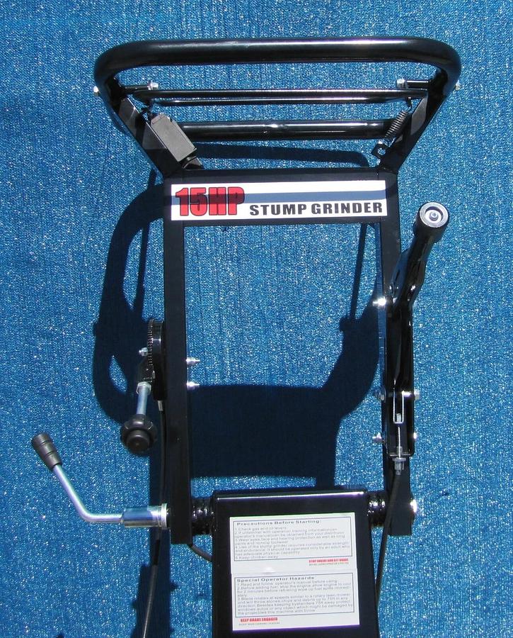 Used Maximus 15 HP Walk Behind Stump Grinder With Kohler Gas Engine & Extra Teeth