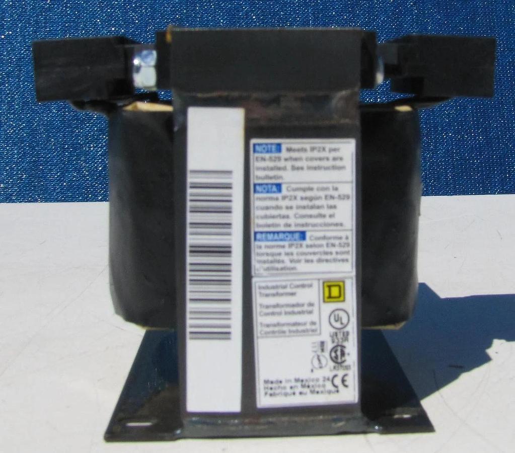 Used Square D 250 VA Control Transformer 208-230/460V Primary 115V Secondary .25 KVA