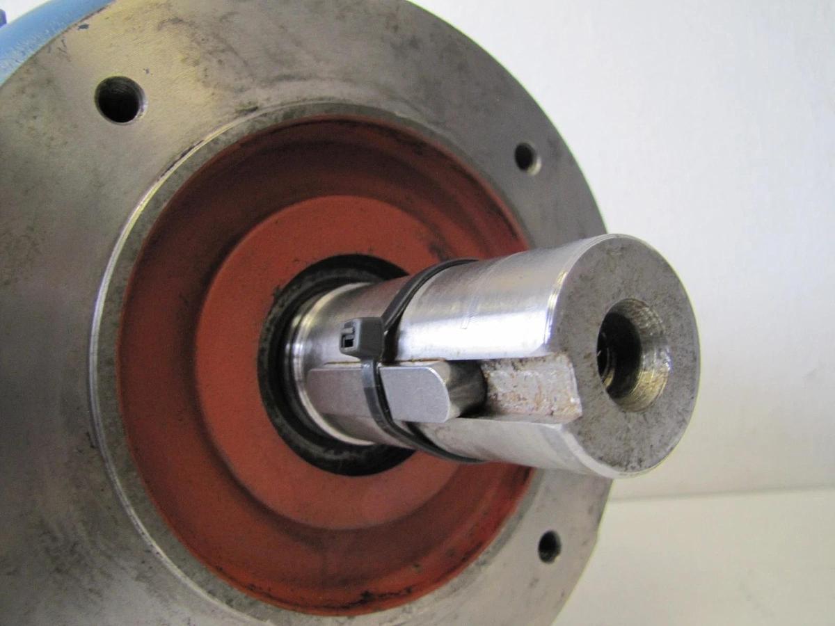 Used WEG 10HP Electric Motor 208-230/460V 3 Phase AC 3545 RPM 123S 1-3/8" Dia Shaft