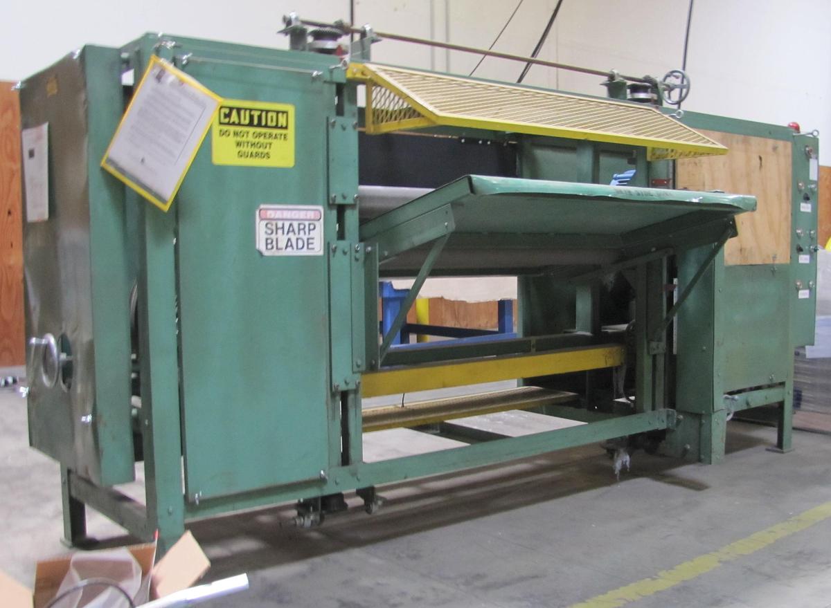 Used Pontotoc Model HRS52 Horizontal Roll Splitter/Skiver