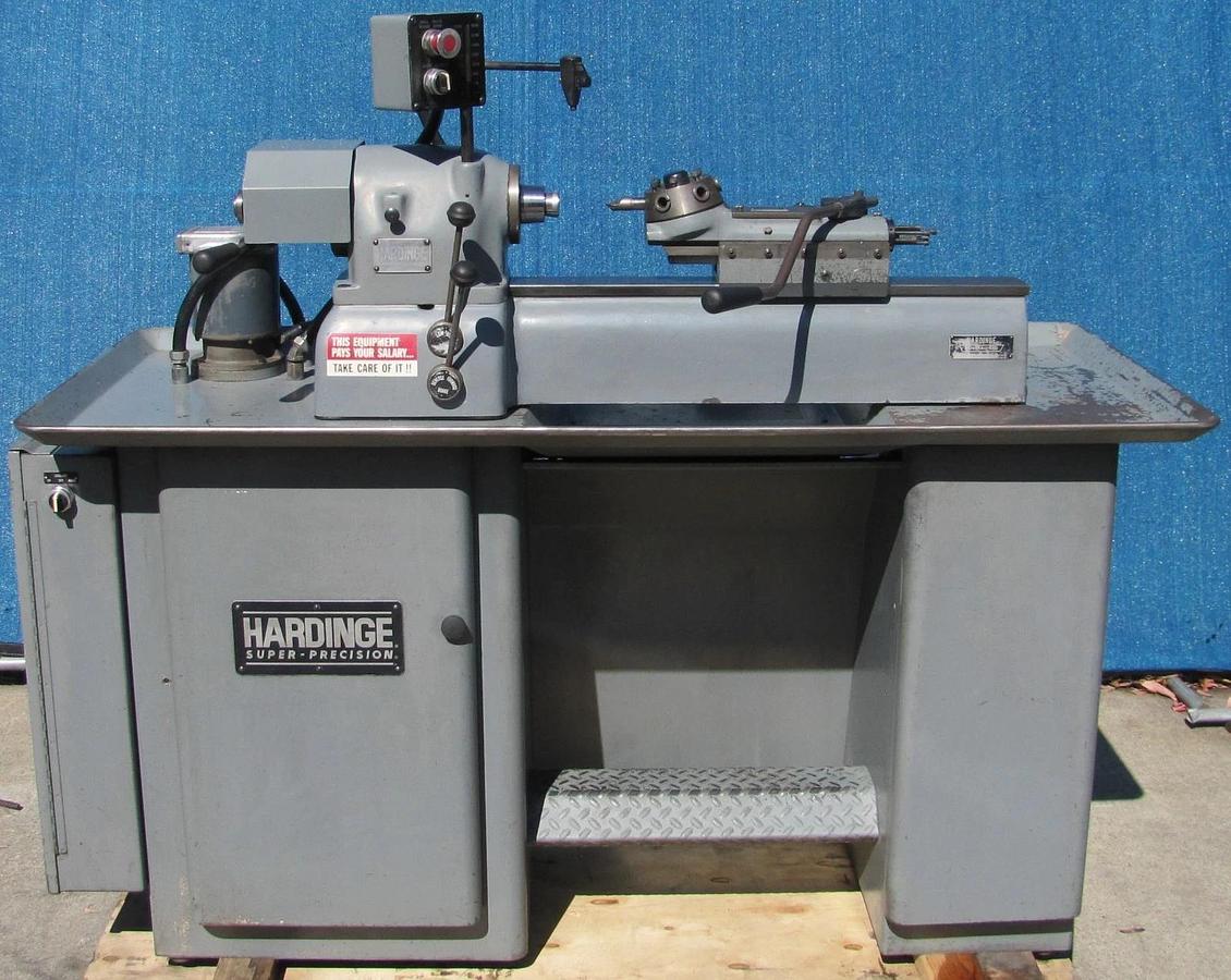 Used Hardinge DV-59 DSM-59 Second Operation Turret Lathe 3/4 HP 230V 3 Phase Coolant