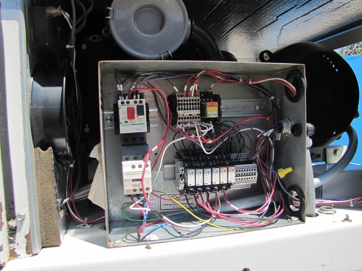 Used Powerex WhisperAIR Oil Less Dual 7.5 HP Scroll Compressor 200 Gallon Tank AS IS