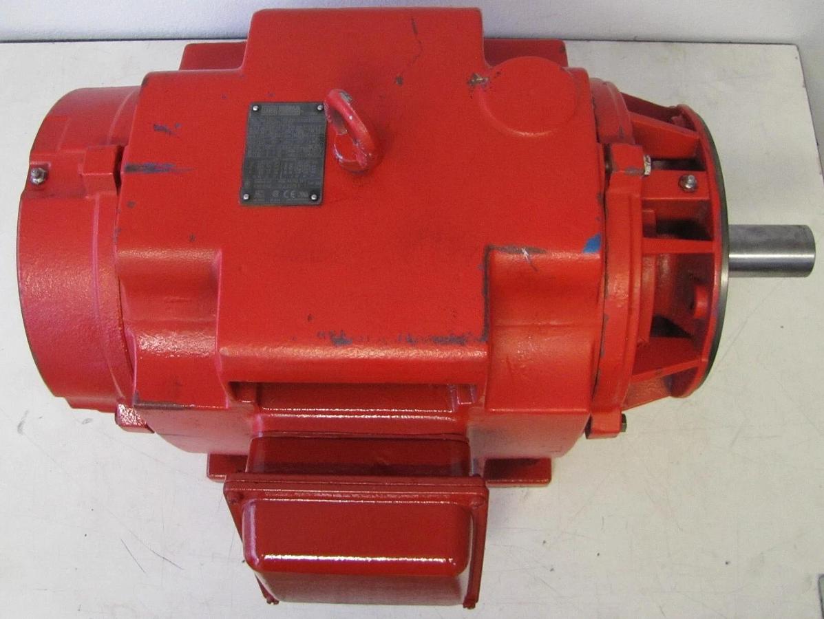 Used WEG 25 HP Electric Motor 230/460V 3 Phase 3530 RPM 256TC 1-5/8" Diameter Shaft