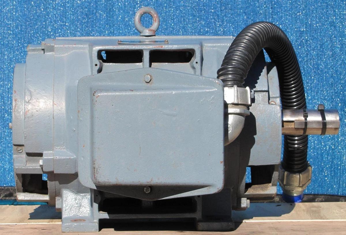 Used Marathon Electric 25 HP AC Motor 230/460V 1755 RPM 284T 3 Ph 1-7/8" Dia. Shaft