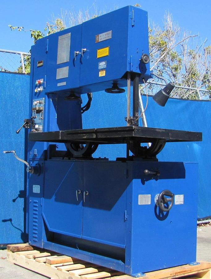Used WF Wells & Sons V4012 Vertical Bandsaw Blade Welder 230V 3 Phase Variable Speed