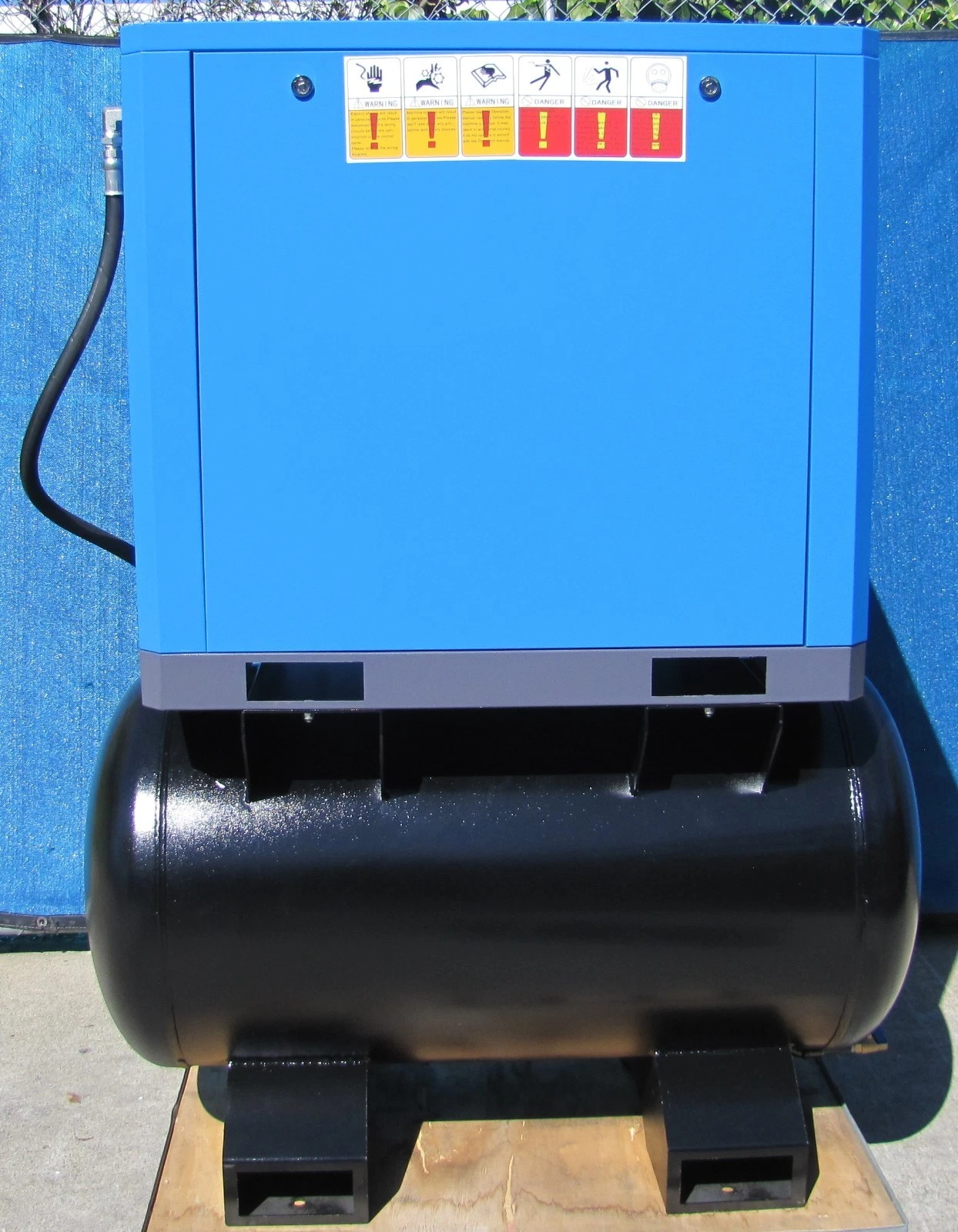 Used 2025 Maximus 10 HP Rotary Screw Air Compressor Direct Drive 230V 3 Phase