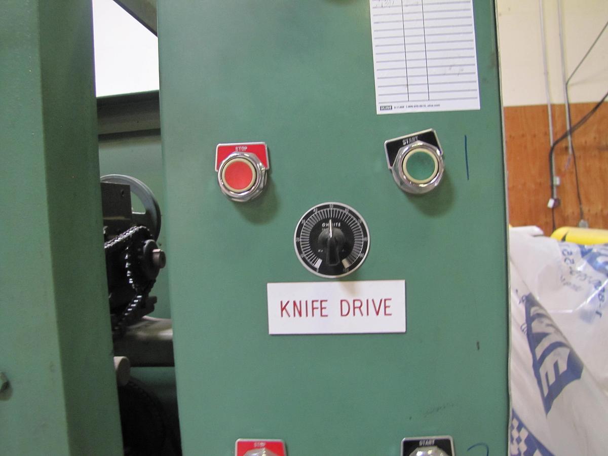Used Pontotoc Model HRS52 Horizontal Roll Splitter/Skiver