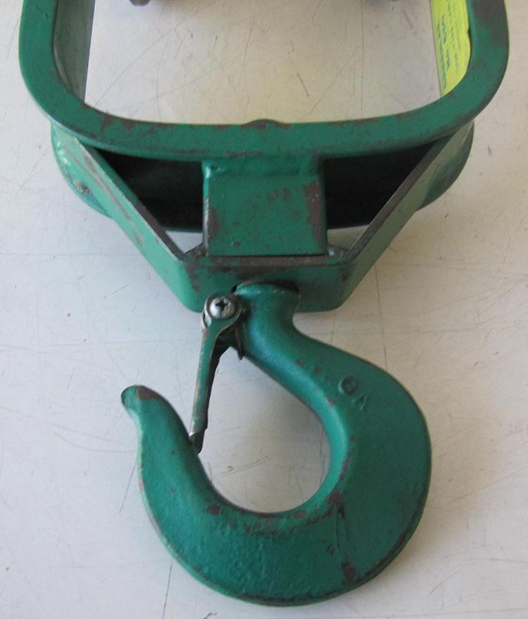 Used Greenlee 650 6" Hook Type Cable Sheave Pulley for Cable Puller #1