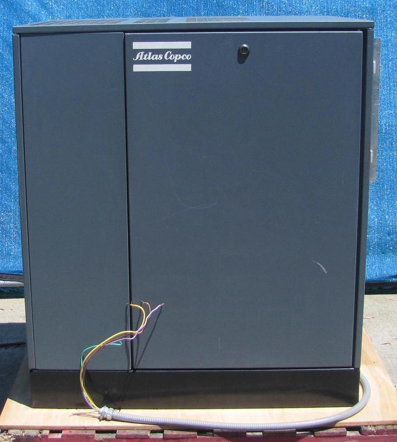 Used Atlas Copco GA11 15 HP Rotary Screw Air Compressor 460V 3 Phase 115 PSI