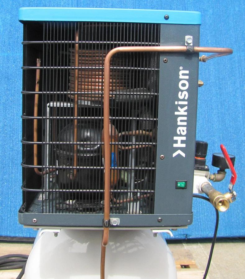 Used Powerex Oilless 3HP Scroll Air Compressor STS030134 with Tank and Air Dryer