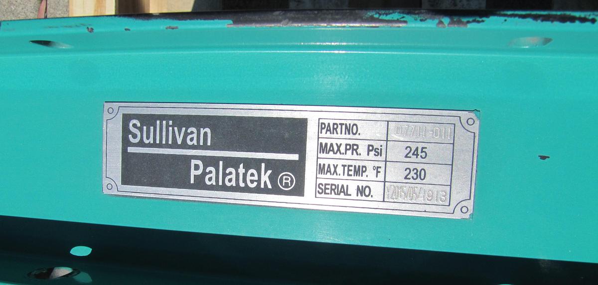 Used Sullivan Palatek Oil Cooler Aftercooler 07711-011 Air Compressor model 40DGGW