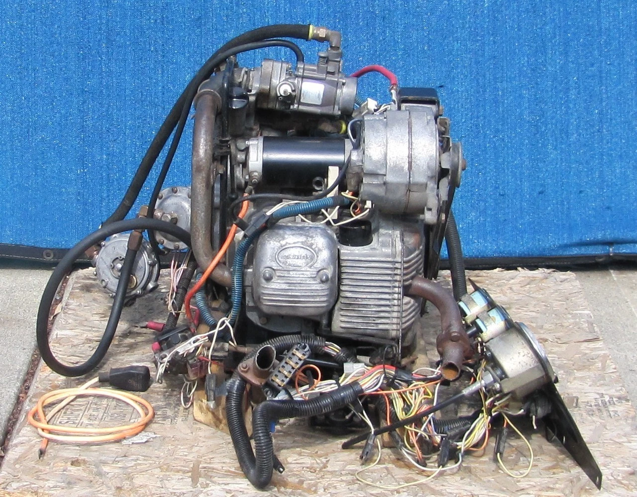 Used Cushman 22 HP Propane Engine Flatbed Cart 898461-9110 Control Panel New Starter