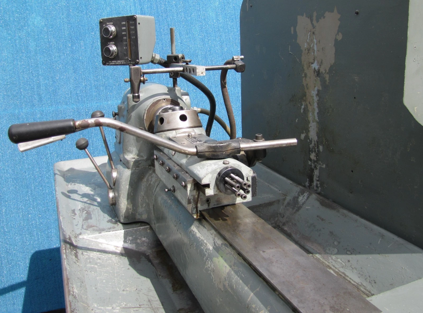 Used Hardinge VBS Collet Type Metal Lathe 1HP 460V 3PH Turret Attachment Coolant Pump