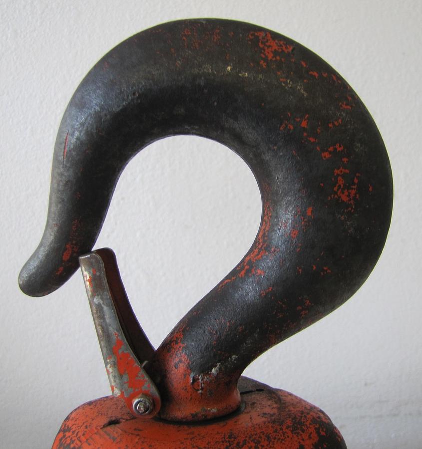 Used CM Lower Hook Block Assembly 627-860 Triple Reeved for RRT 3 Ton Chain Hoist