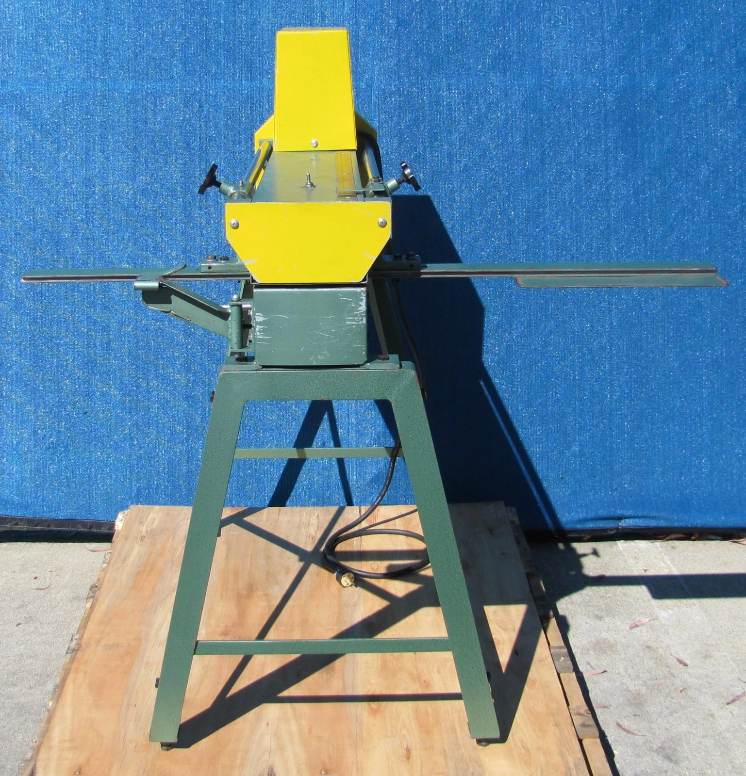 Used Tin Knocker 2024 Sheet Metal Slitter 20 Gauge 14" Throat HVAC Duct Cutter 115V