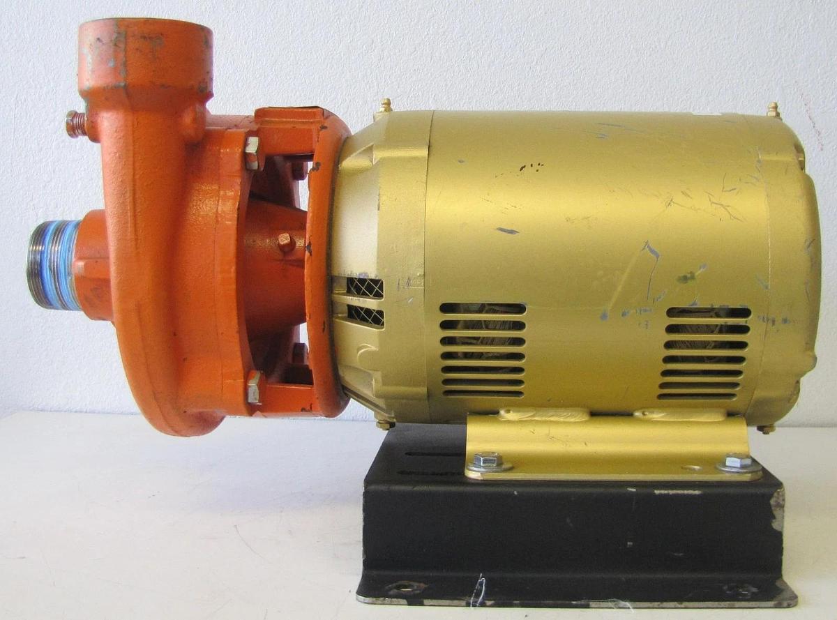 Used Berkeley 5HP Centrifugal Pump 130 GPM 1-1/2" x 2" Port B58084-M 230/460V 3 Phase
