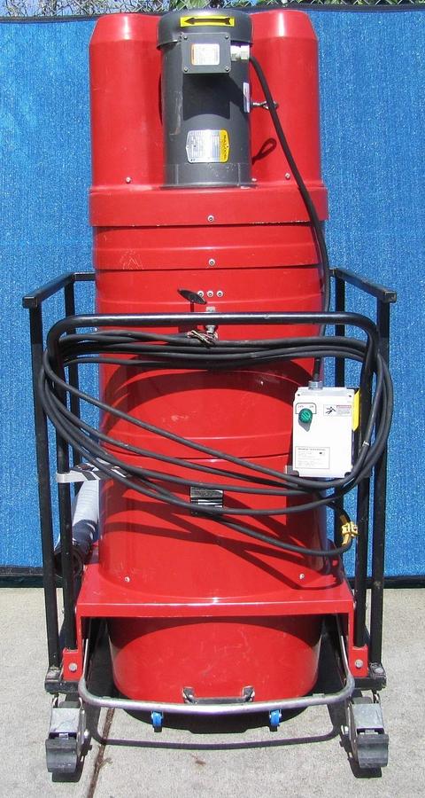 Used Ruwac 7.5 HP Concrete Dust Collector Vacuum DS2520 460V 3 Phase for Grinder