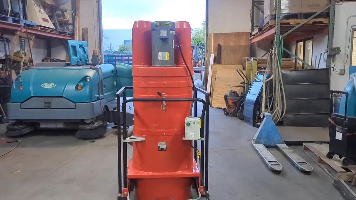 Used Ruwac 7.5 HP Concrete Dust Collector Vacuum DS2520 460V 3 Phase for Grinder