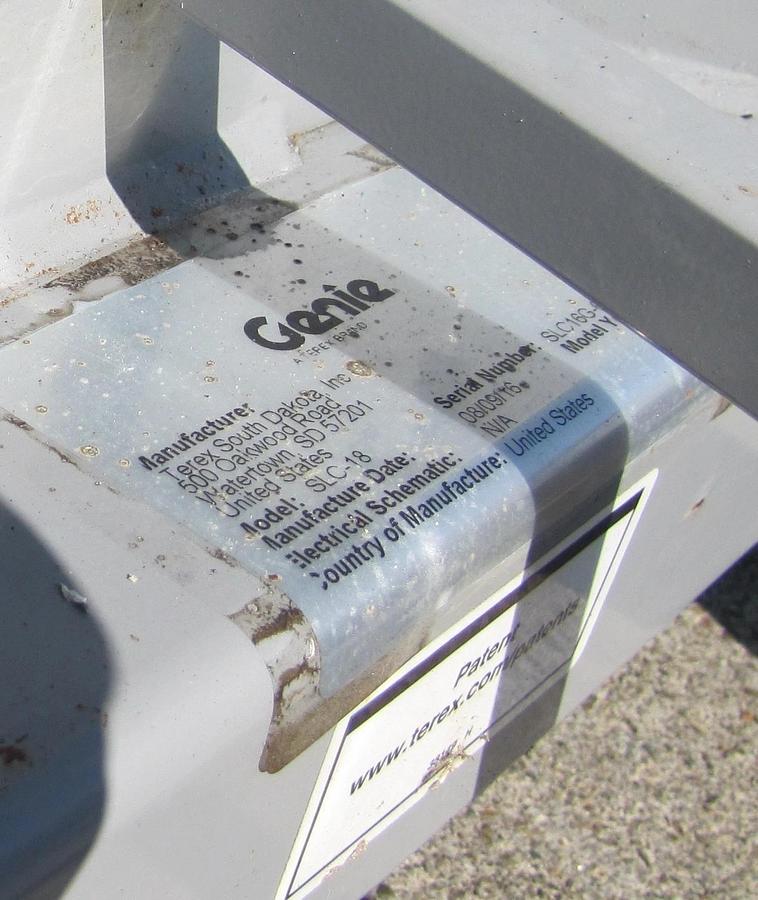 Used 2016 Genie SLC-18 Superlift Material Lift 18ft Height 650 lbs Max Capacity