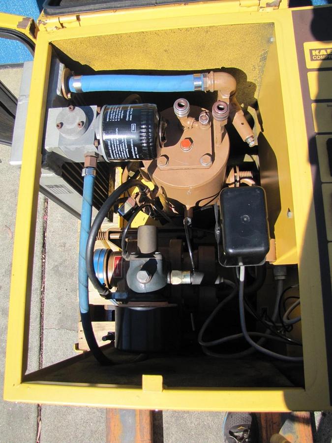 Used Kaeser SM8 7.5 HP Rotary Screw Air Compressor 30 CFM 460V 3PH Only 32,136 Hours