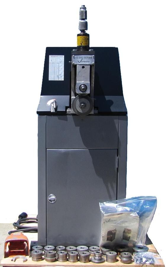 Used Victaulic VE-262 Hydraulic Pipe Groover 2" to 16" Pipe Grooving Machine 230V 1PH