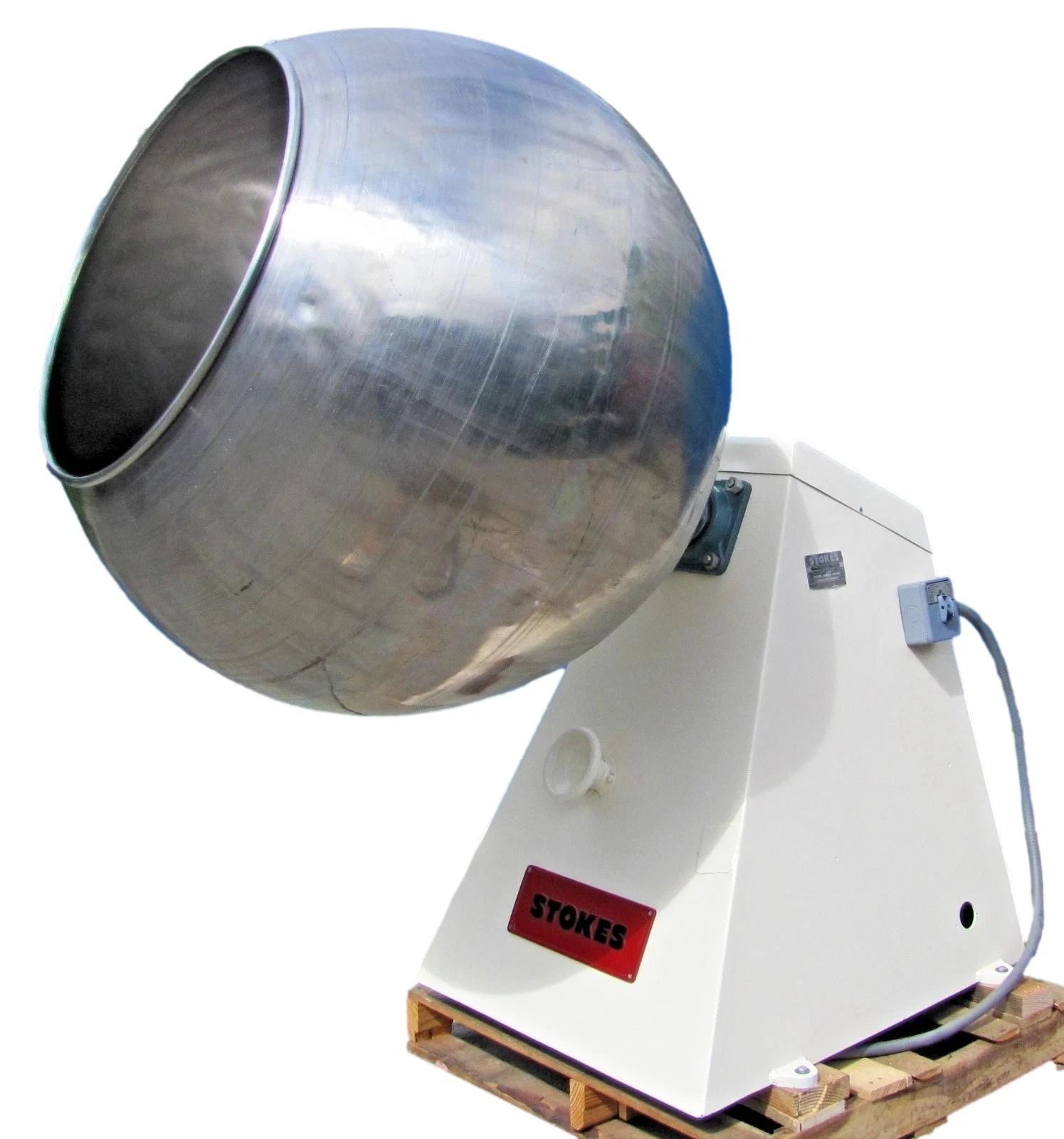 Used Stokes 1.5 HP Chocolate Candy Coating Panner Panning Machine 41" Bowl 460V 3PH