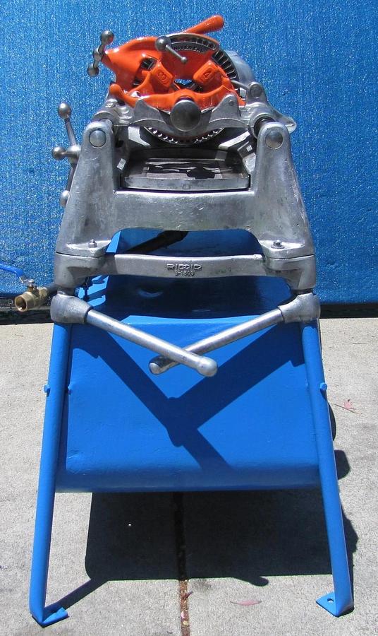 Used Ridgid 535 Pipe Threader 1/2" to 2" Pipe Threading Machine with Die Head