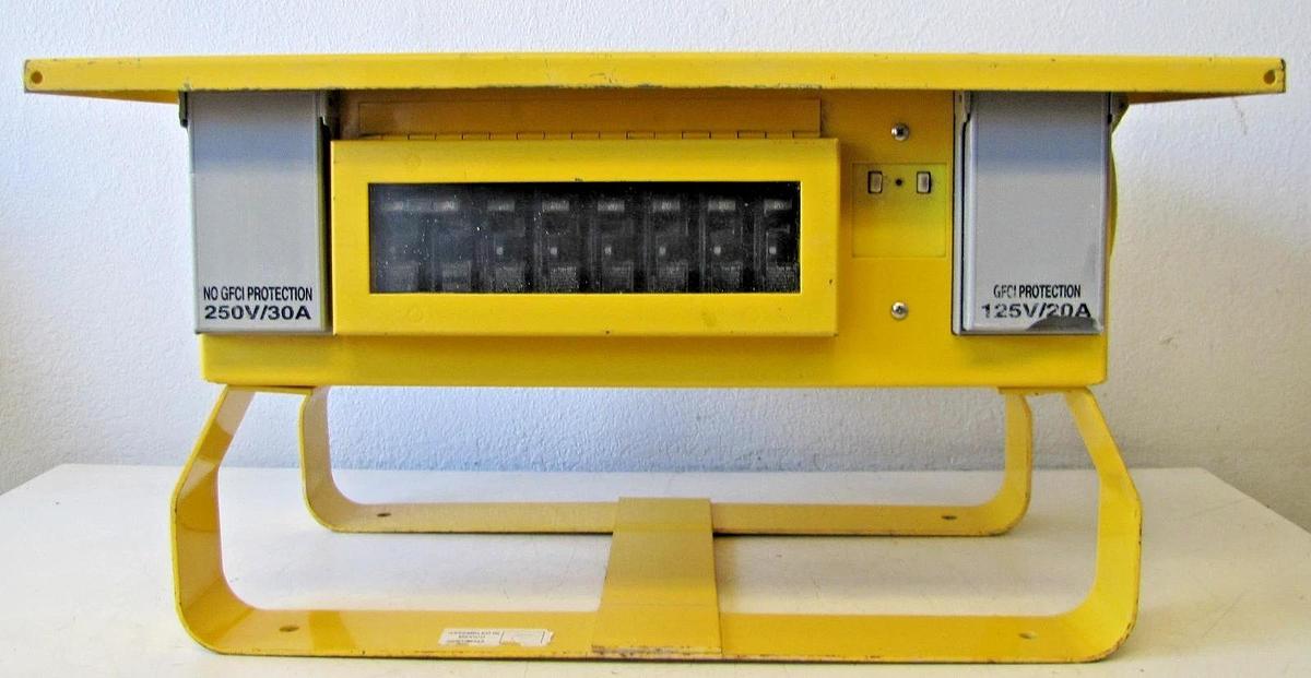 Used Leviton The Box Temporary Power Distribution Spider Box 50A 125/250V Twist Lock