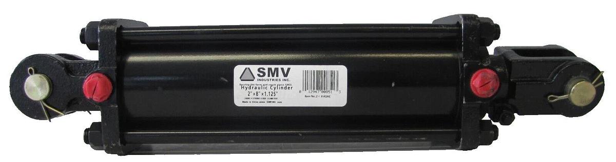 SMV Industries Hydraulic Cylinder 8" Stroke 2" Bore 4.5" Outer Barrel